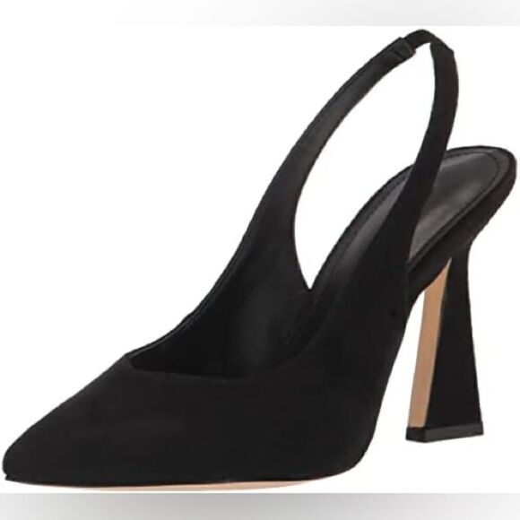 Marc Fisher Women's Scully Pump, Black Suede - Picture 1 of 2